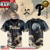 Batman x Philadelphia Phillies Limited Edition Baseball Jersey Shirt 2 Batman x Philadelphia Phillies Limited Edition Baseball Jersey Shirt