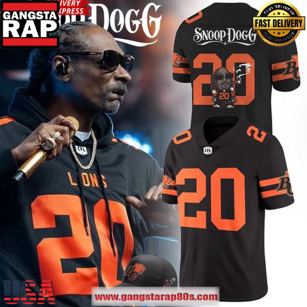 BC LIONS Snoop Dogg Concert 2025 Custom Football Jersey