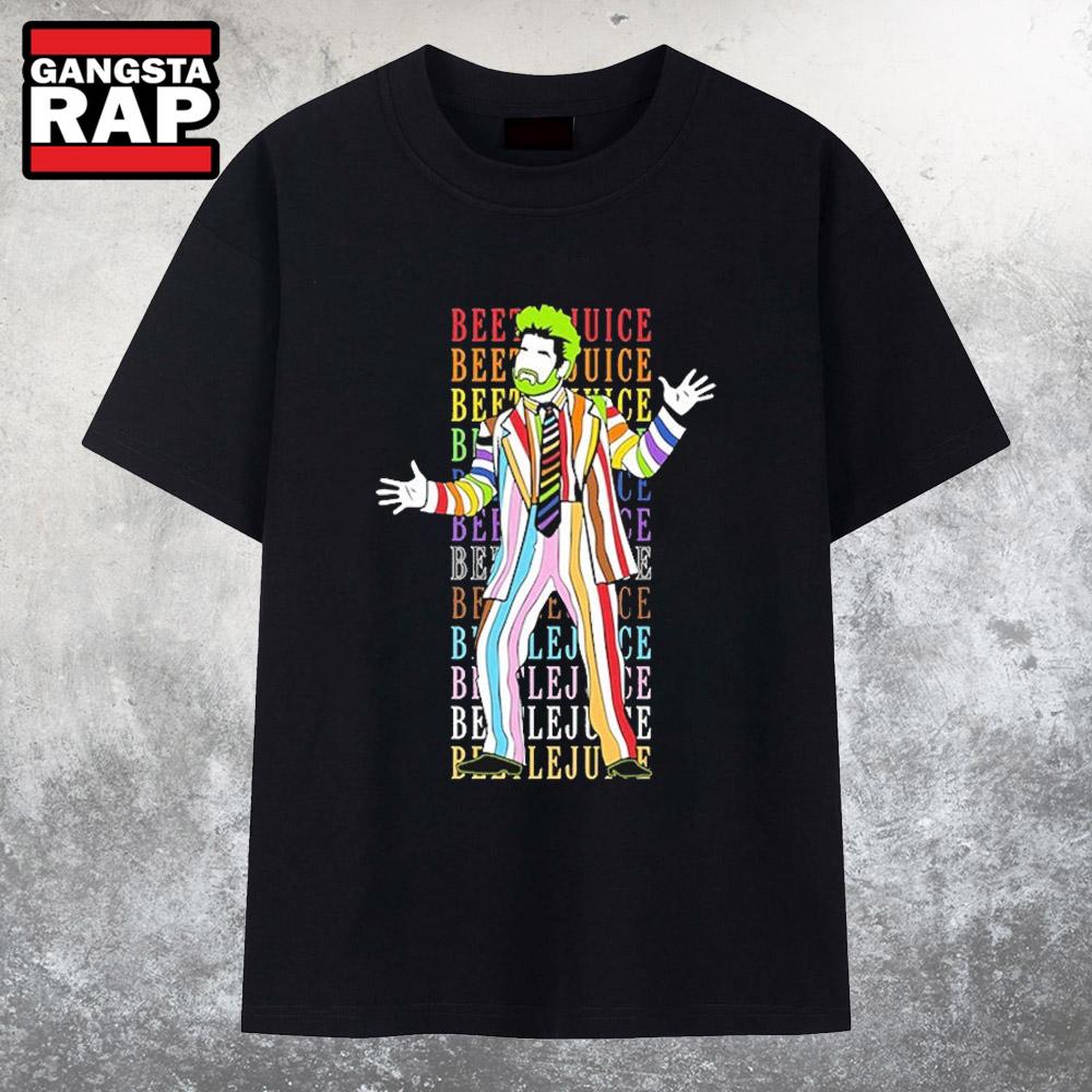 Beetlejuice Rainbow Suit Pride T Shirt