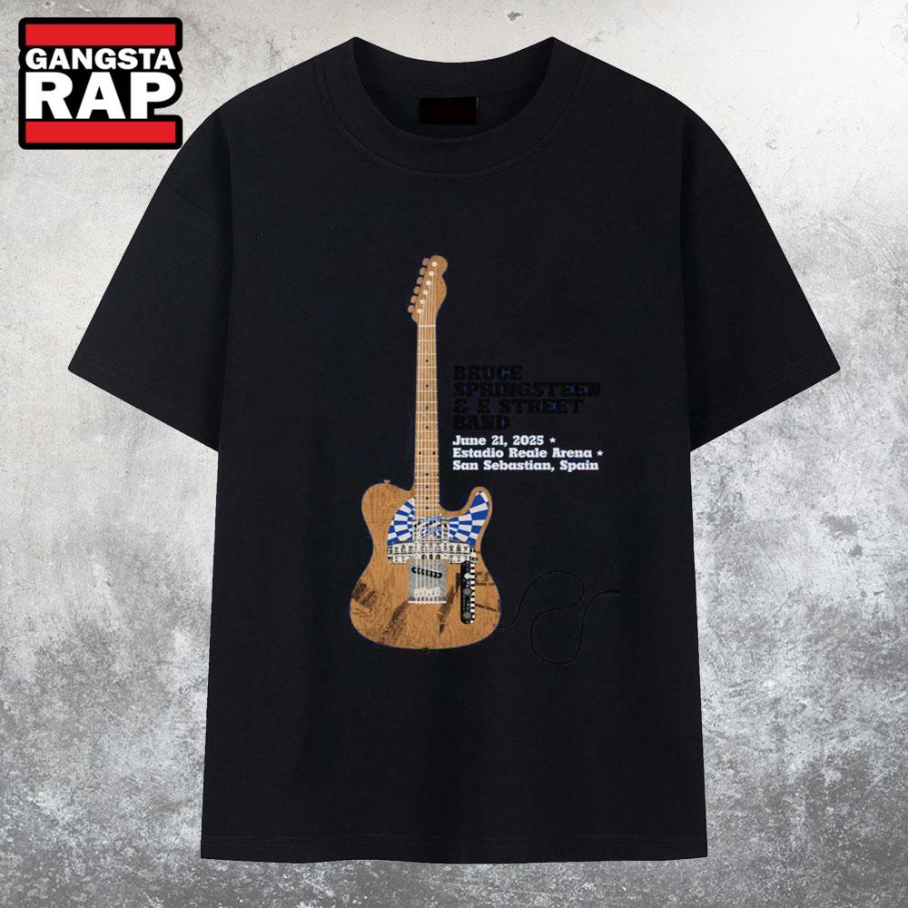 Bruce Springsteen And E Street Band Estadio Reale Arena in San Sebastian Spain Jun 21 2025 T Shirt