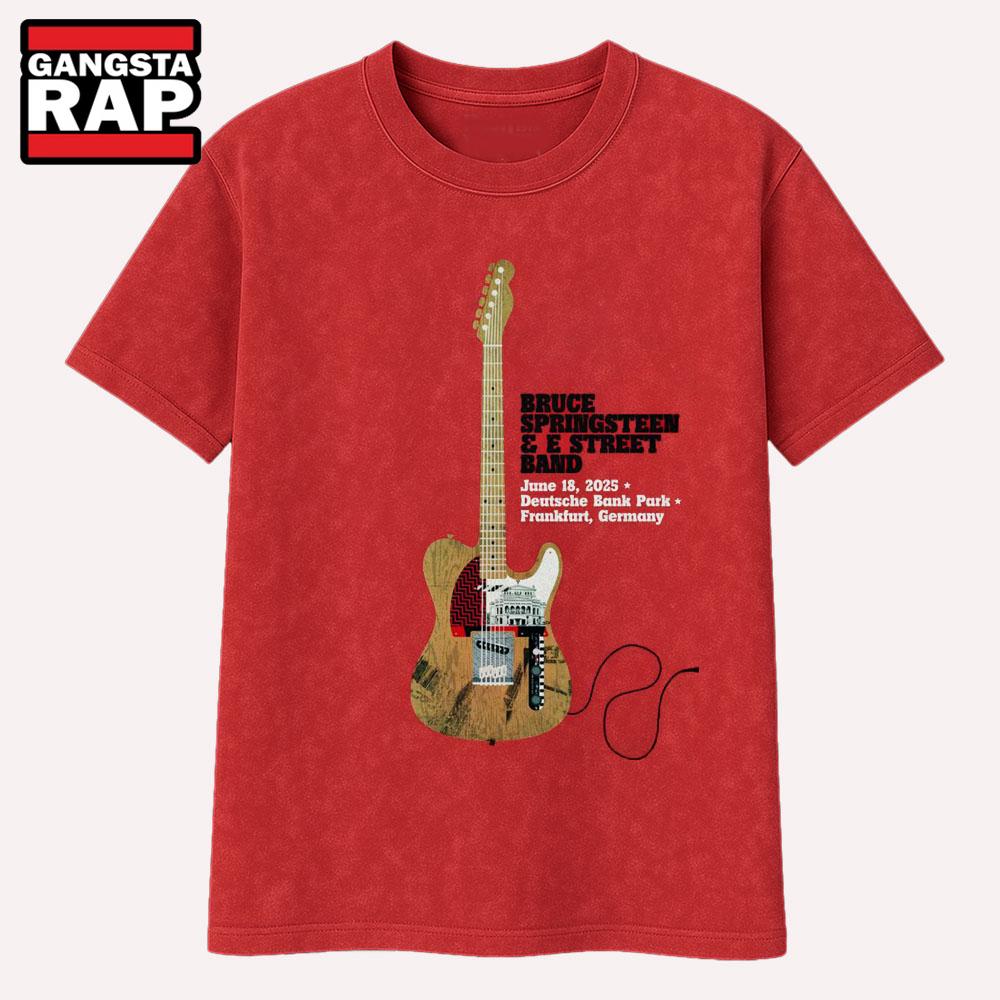 Bruce Springsteen And E Street In Frankfurt Germany On Band Jun 18 2025 Tour T Shirt
