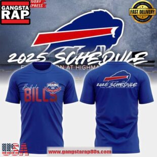 Buffalo Bills 2025 Final Season at Highmark Stadium Schedule Unisex T Shirt