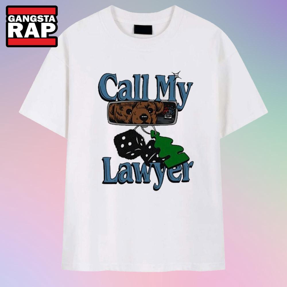 Call My Lawyer Bear Dice Market Studios T Shirt