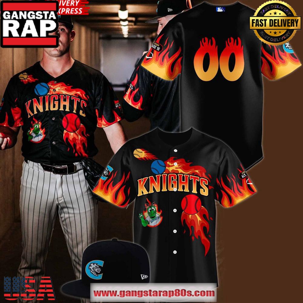 Charlotte Knights x Aly Flames Special Custom Number Baseball Jersey Shirt Charlotte Knights x Aly Flames Special Custom Number Baseball Jersey Shirt