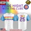 Chicago Cubs 2025 Pride Night Baseball Jersey Shirt