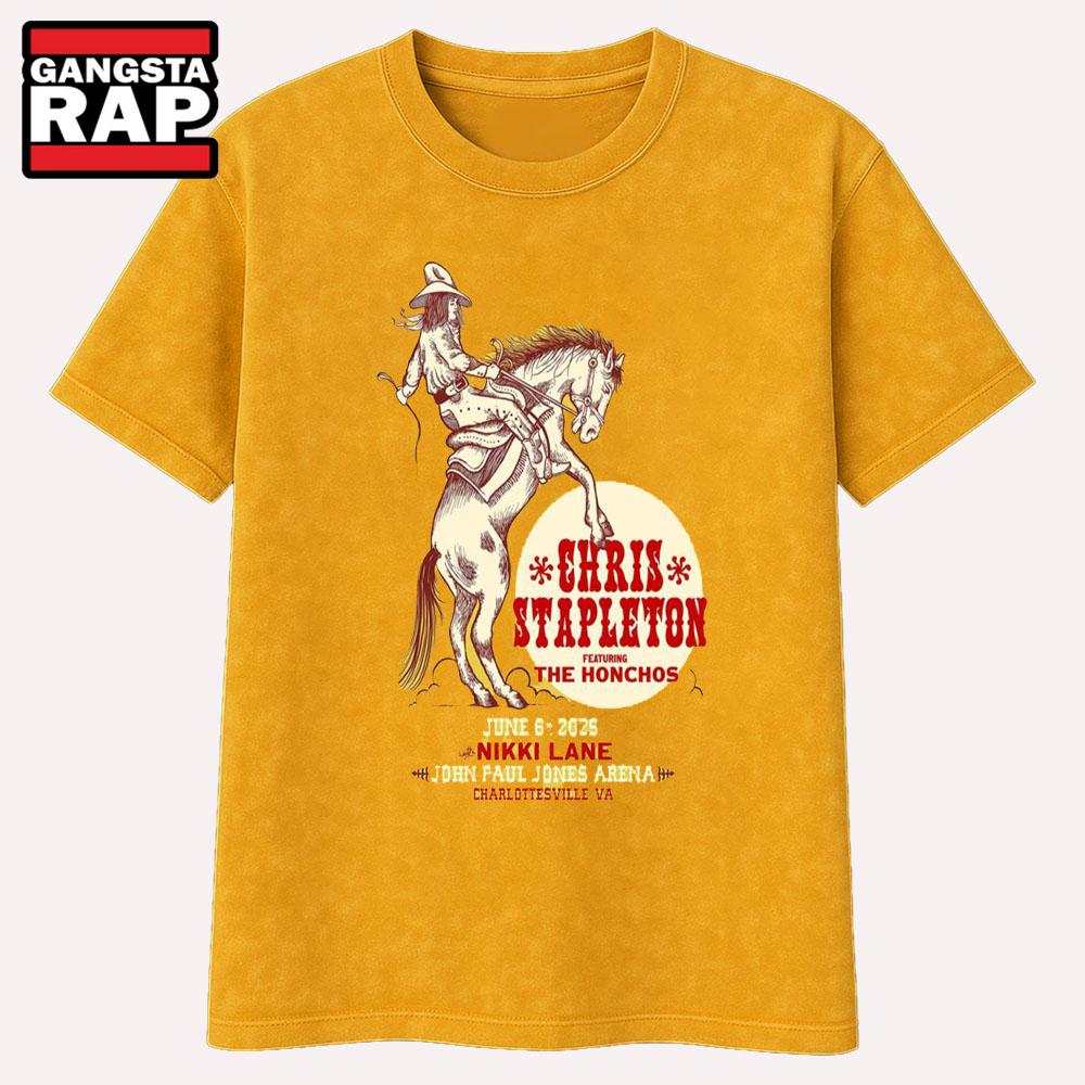 Chris Stapleton June 6 2025 Charlottesville VA T Shirt