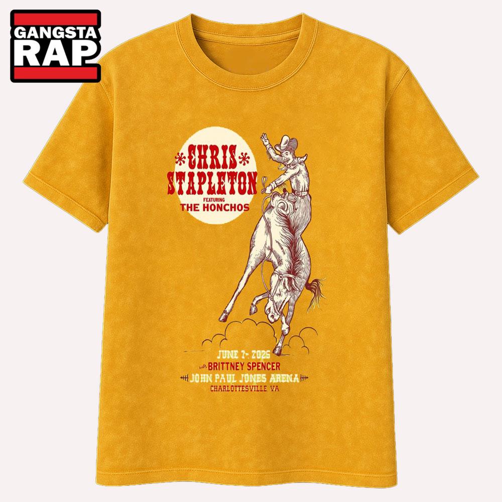 Chris Stapleton Limited Edition Poster 6-7-25 In Charlottesville VA T Shirt