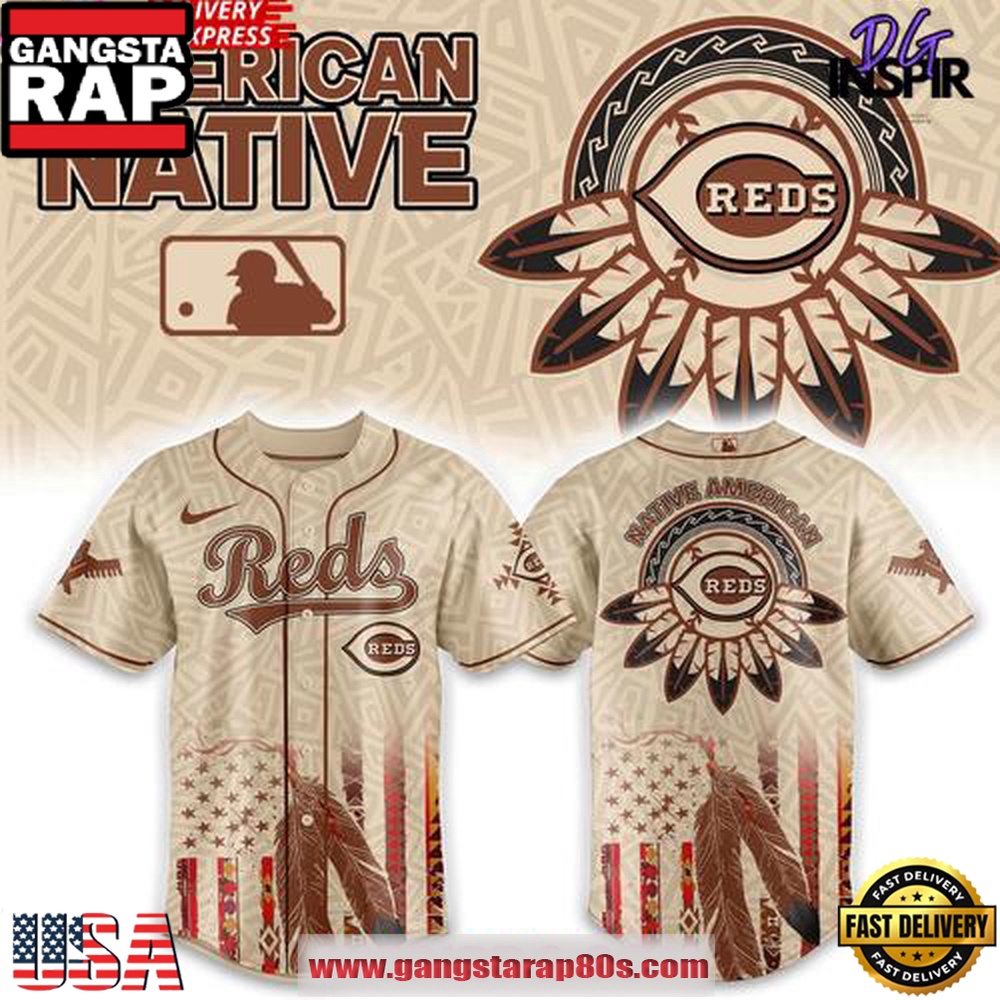 Cincinnati Reds Native American Heritage Honor 2025 Edition Baseball Jersey Shirt