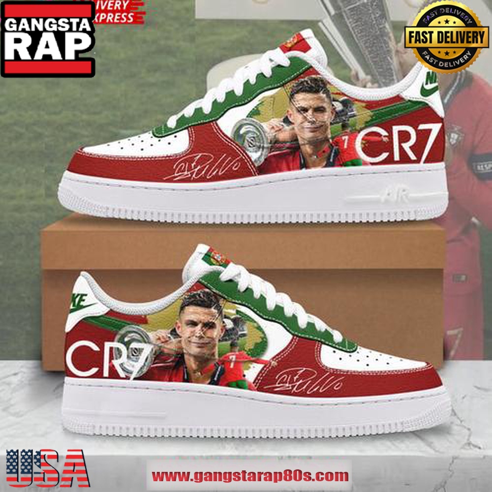 Cristiano Ronaldo UEFA Nations League 2025 Air Force 1 Running Sneakers