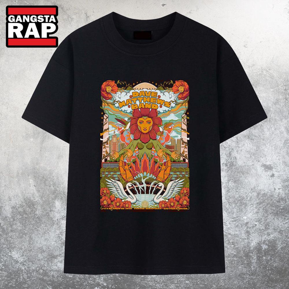Dave Matthews Band On Jun 7-8 2025 In São Paulo Brazil T Shirt
