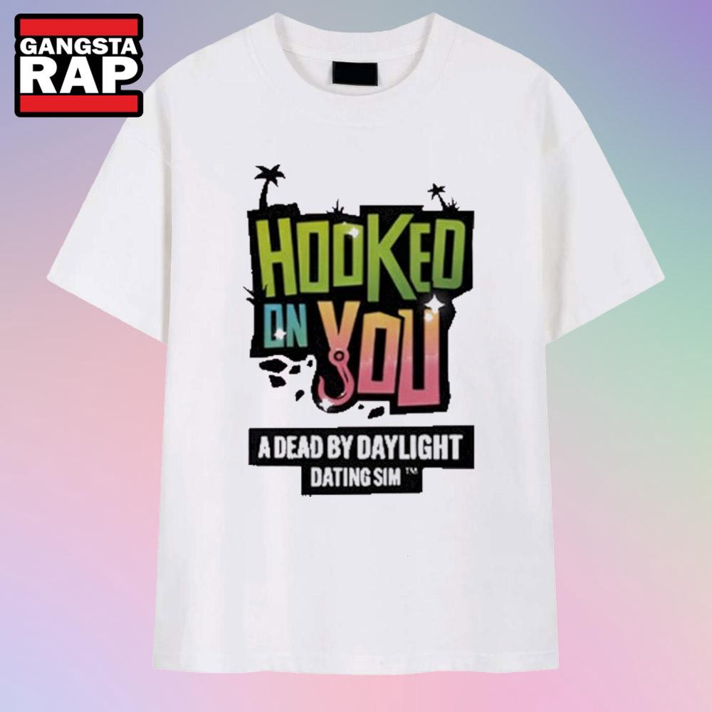 Dead By Daylight Hooked On You Dating Sim Logo T-Shirt