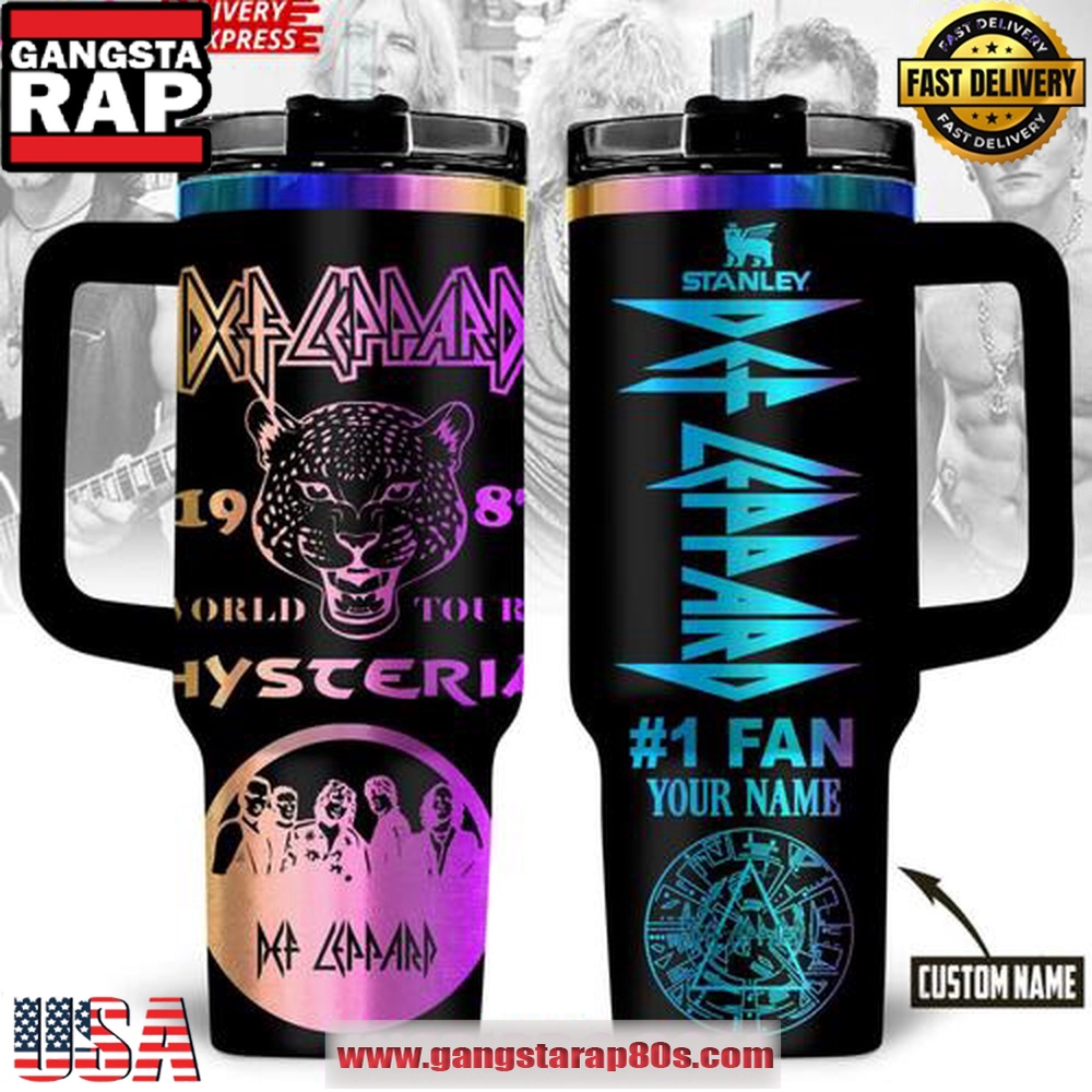 Def Leppard Hysteria 1987 Tour Special Stanley Tumbler 40oz