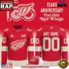 Detroit Red Wings 100 Years Of HOCKEYTOWN Red Custom Hockey Jersey 1 Detroit Red Wings 100 Years Of HOCKEYTOWN Red Custom Hockey Jersey