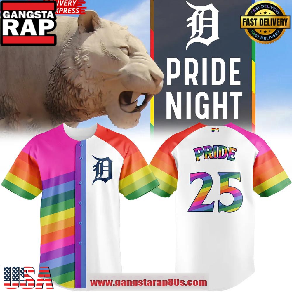 Detroit Tigers Pride Night 2025 Baseball Jersey Shirt Detroit Tigers Pride Night 2025 Baseball Jersey Shirt