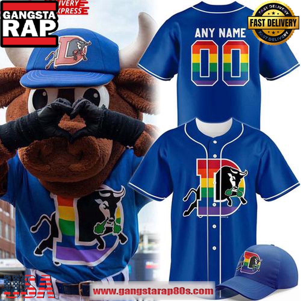 Durham Bulls Pride Night 2025 Performance Baseball Jersey Shirt