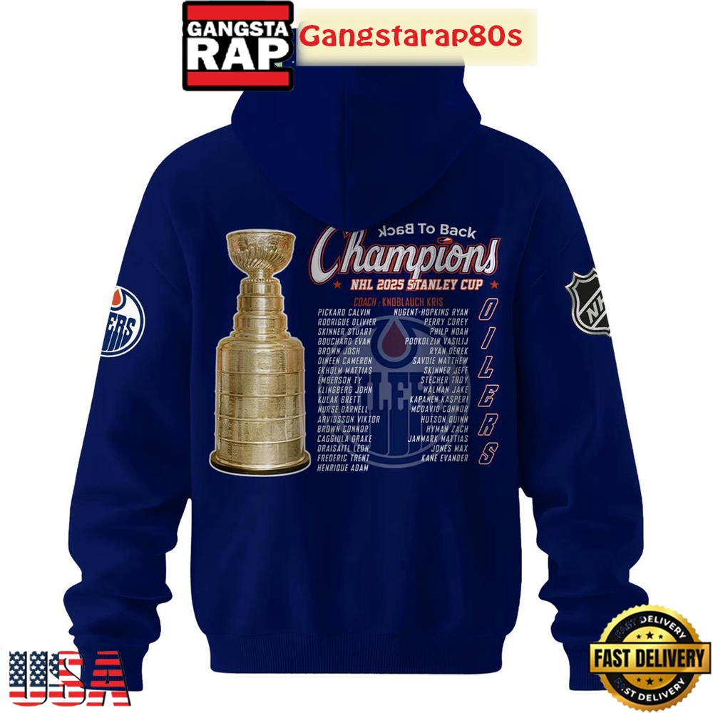 Edmonton Oilers Stanley Cup 2025 Champions Blue All Over Print T-Shirt Hoodie Edmonton Oilers Stanley Cup 2025 Champions Blue All Over Print T-Shirt Hoodie