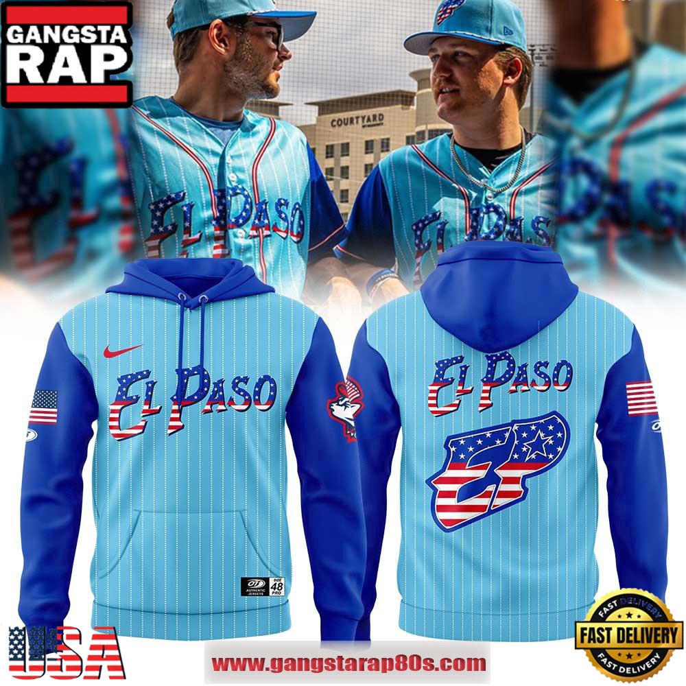 El Paso Chihuahuas Independence Day Special Edition All Over Print Hoodie