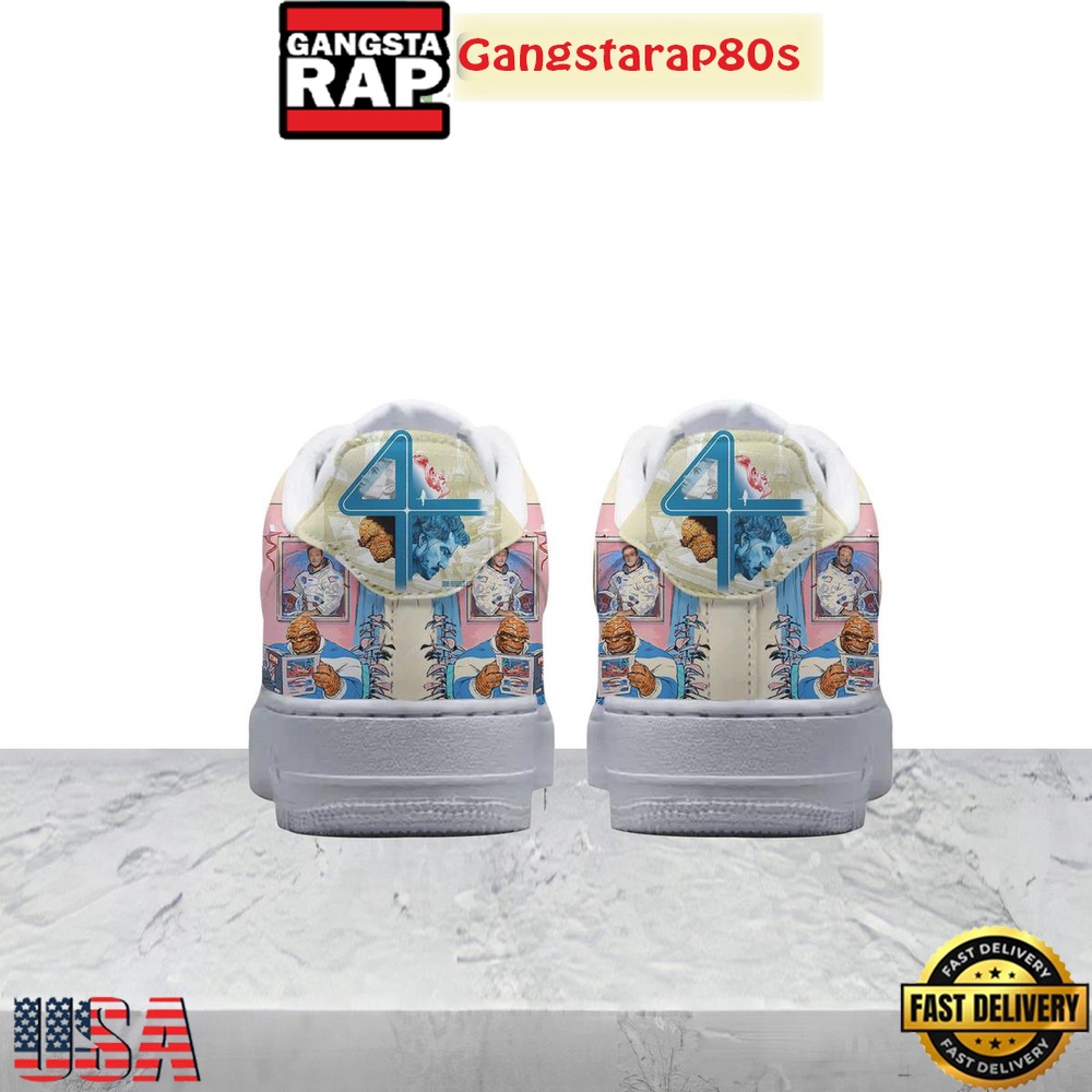 Fantastic 4 It's Dobberin Time Special Edition Air Force 1 Shoes Running Sneakers Fantastic 4 It's Dobberin Time Special Edition Air Force 1 Shoes Running Sneakers