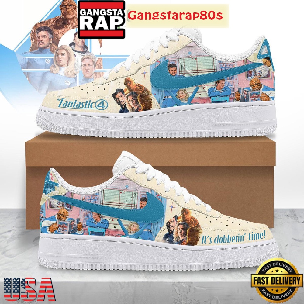 Fantastic 4 It's Dobberin Time Special Edition Air Force 1 Shoes Running Sneakers