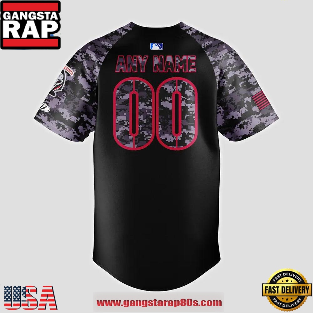 Fayetteville Woodpeckers Black Ops Limited Edition Custom Baseball Jersey Shirt Fayetteville Woodpeckers Black Ops Limited Edition Custom Baseball Jersey Shirt