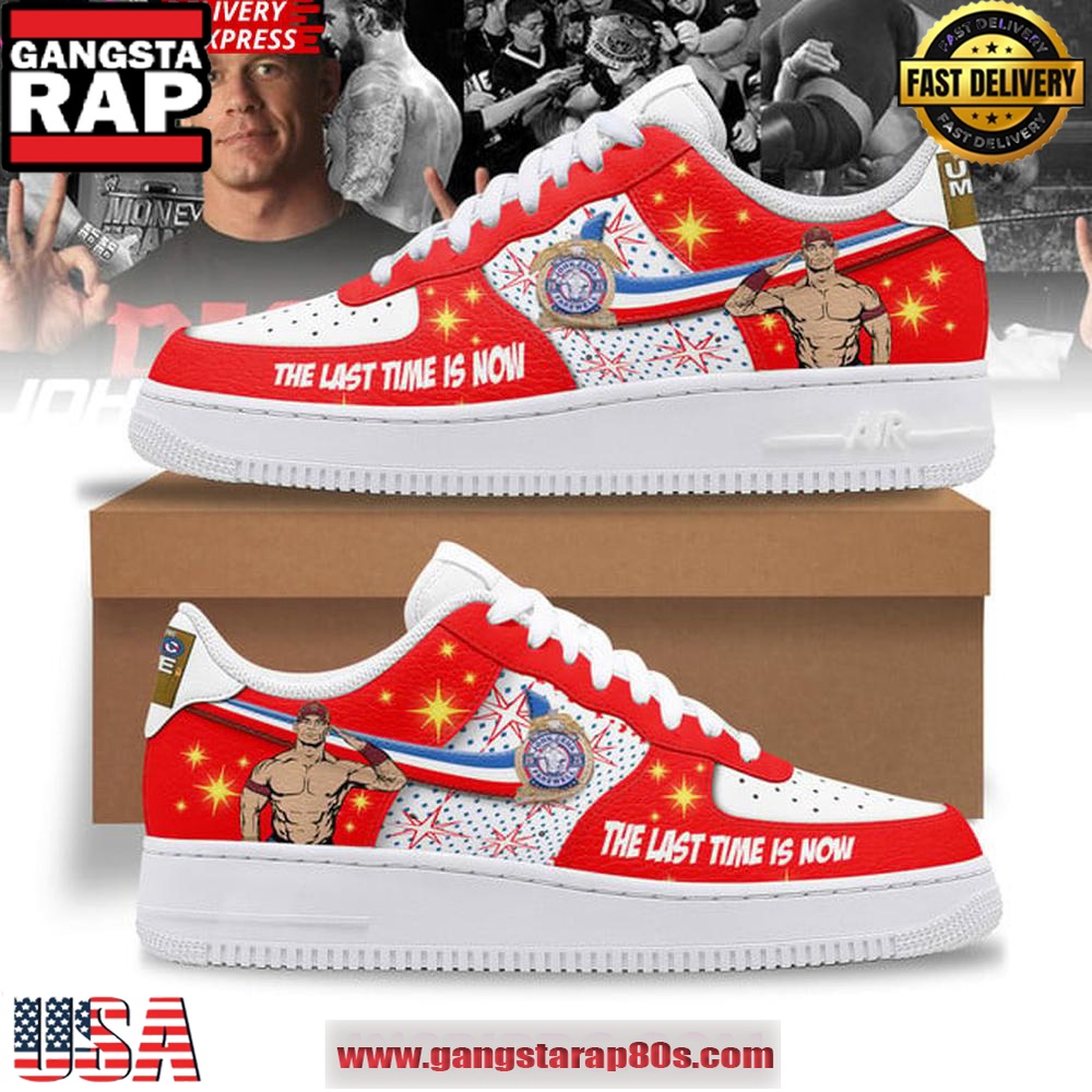 Final Battle John Cena WWE Limited Edition Air Force 1 Sneakers Shoes