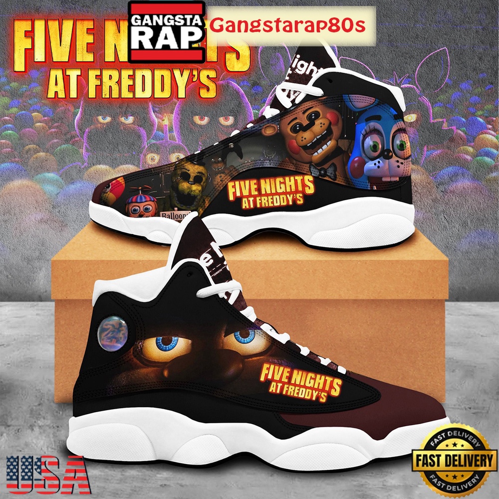 Five Nights At Freddy's Horror Fan Air Jordan 13 Shoes Running Sneakers Five Nights At Freddy's Horror Fan Air Jordan 13 Shoes Running Sneakers