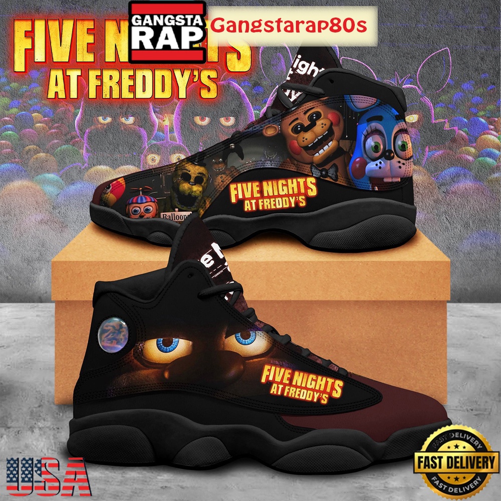 Five Nights At Freddy's Horror Fan Air Jordan 13 Shoes Running Sneakers