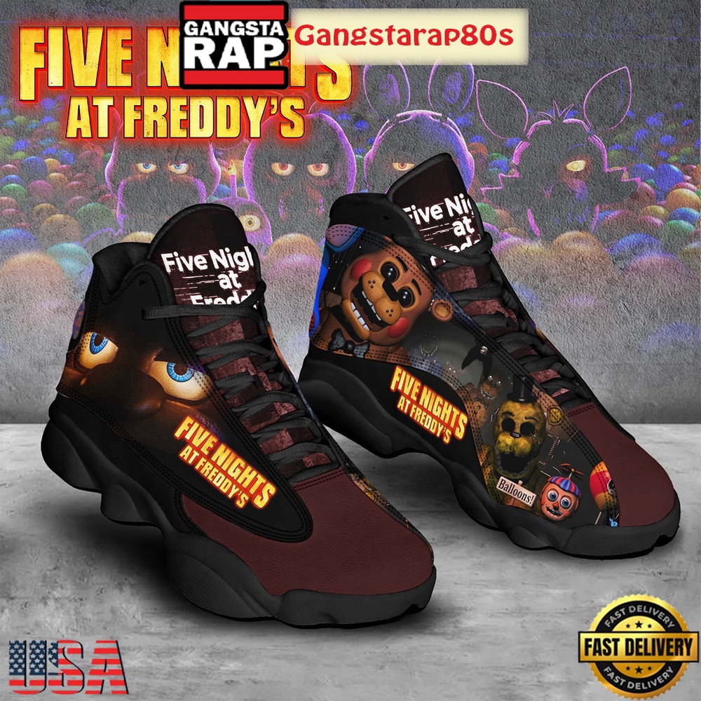 Five Nights At Freddy's Horror Fan Air Jordan 13 Shoes Running Sneakers