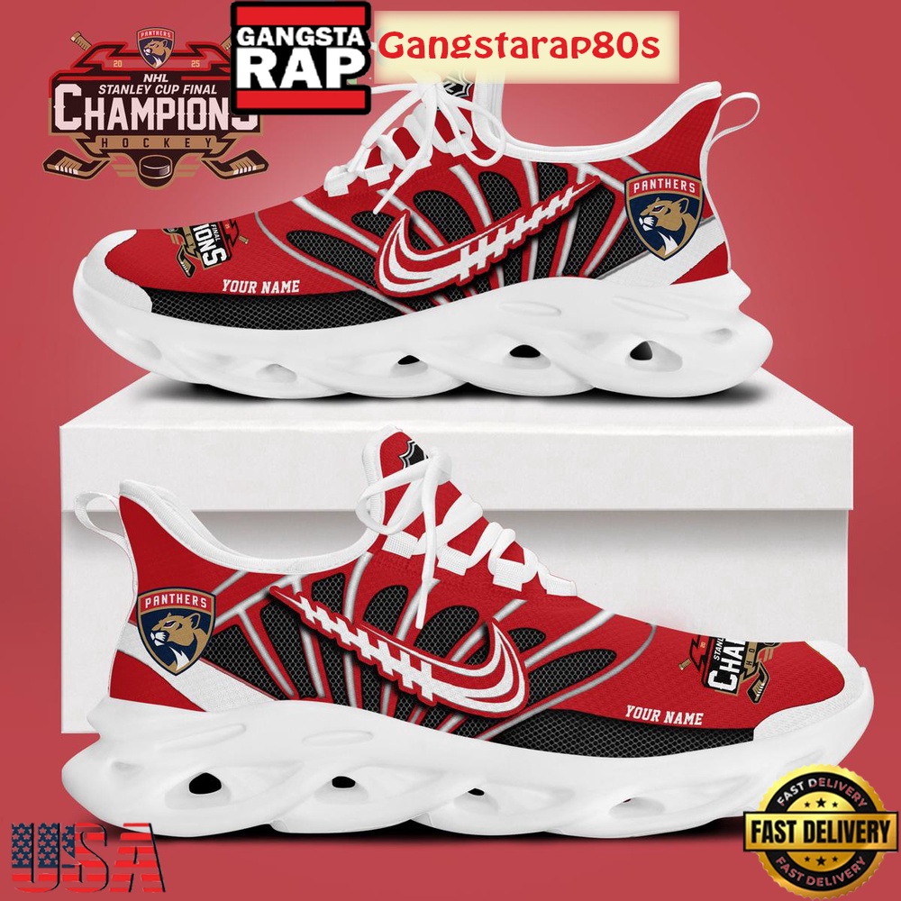Florida Panthers 2025 Stanley Cup Champions Max Soul Shoes Running Sneakers