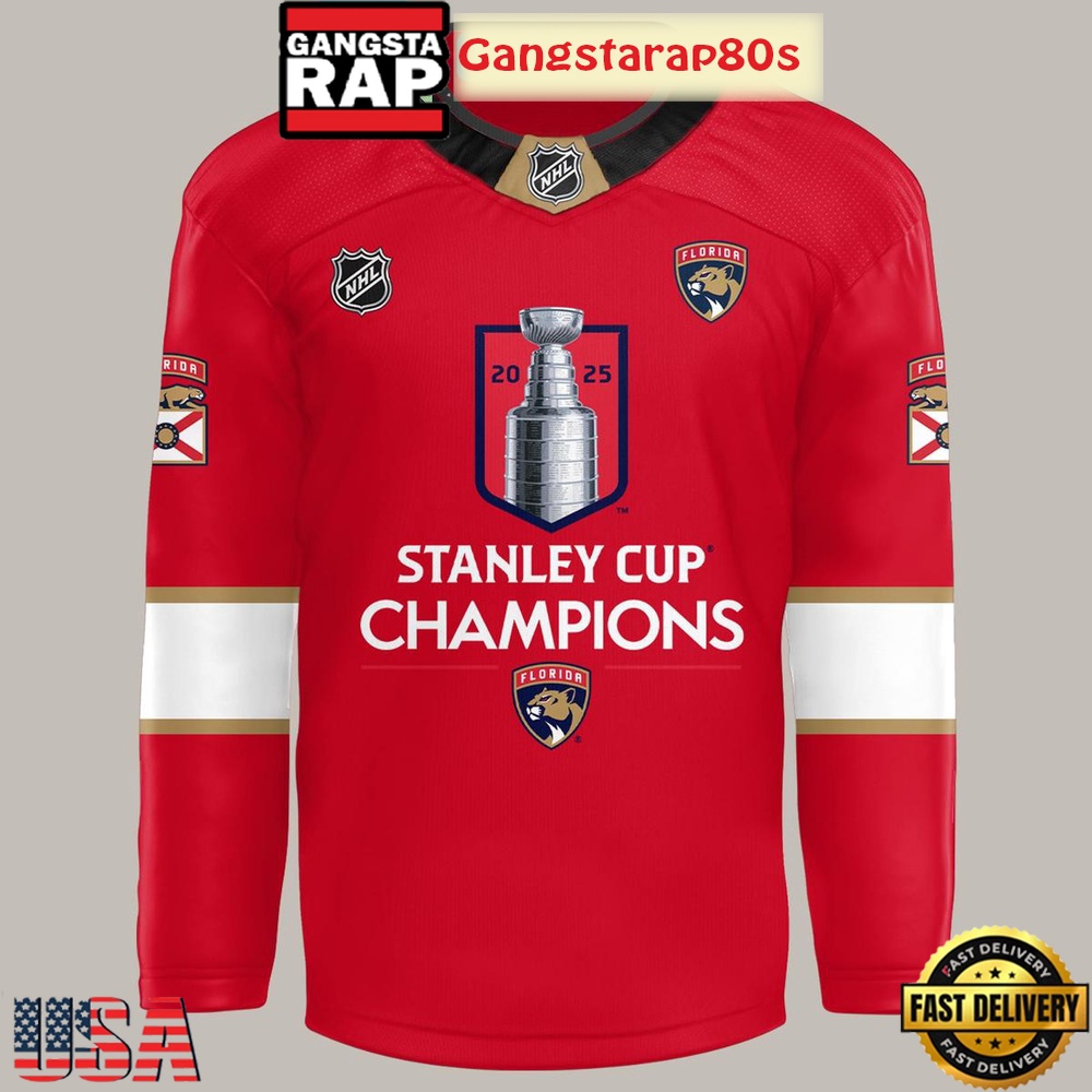 Florida Panthers Champion NHL Stanley Cup Hockey Jersey Florida Panthers Champion NHL Stanley Cup Hockey Jersey