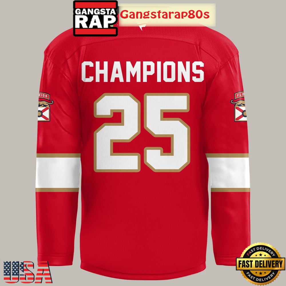 Florida Panthers Champion NHL Stanley Cup Hockey Jersey Florida Panthers Champion NHL Stanley Cup Hockey Jersey