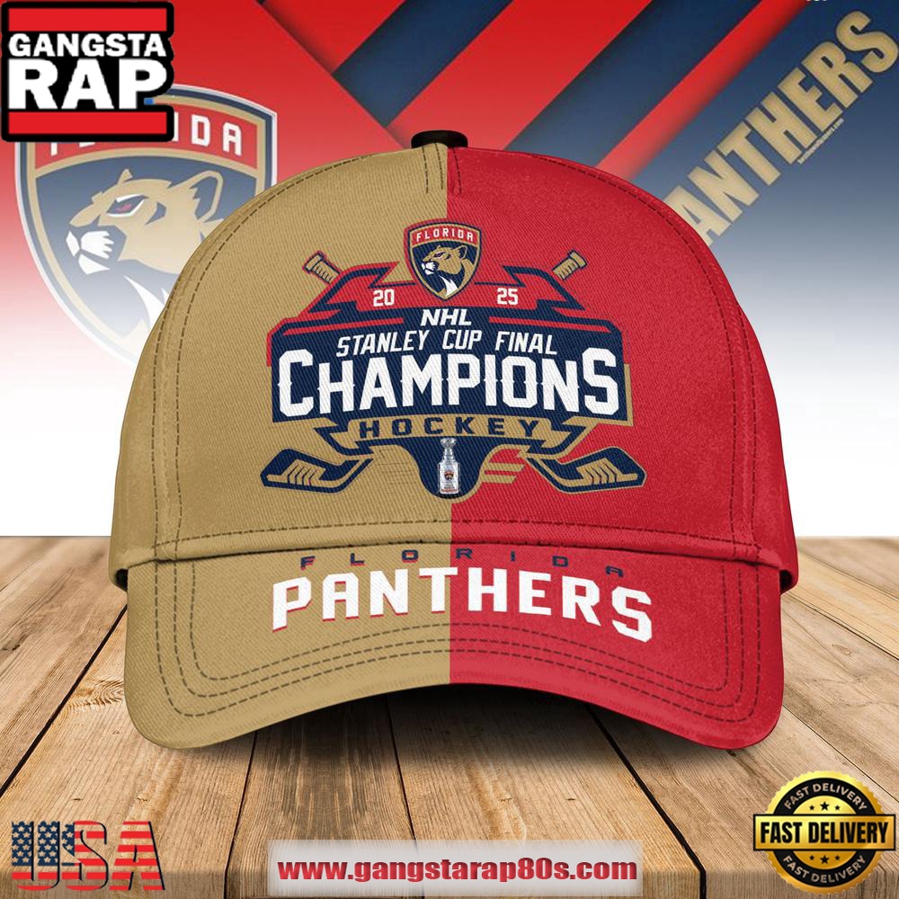 Florida Panthers Stanley Cup Final Champions Classic Cap Hats 2025
