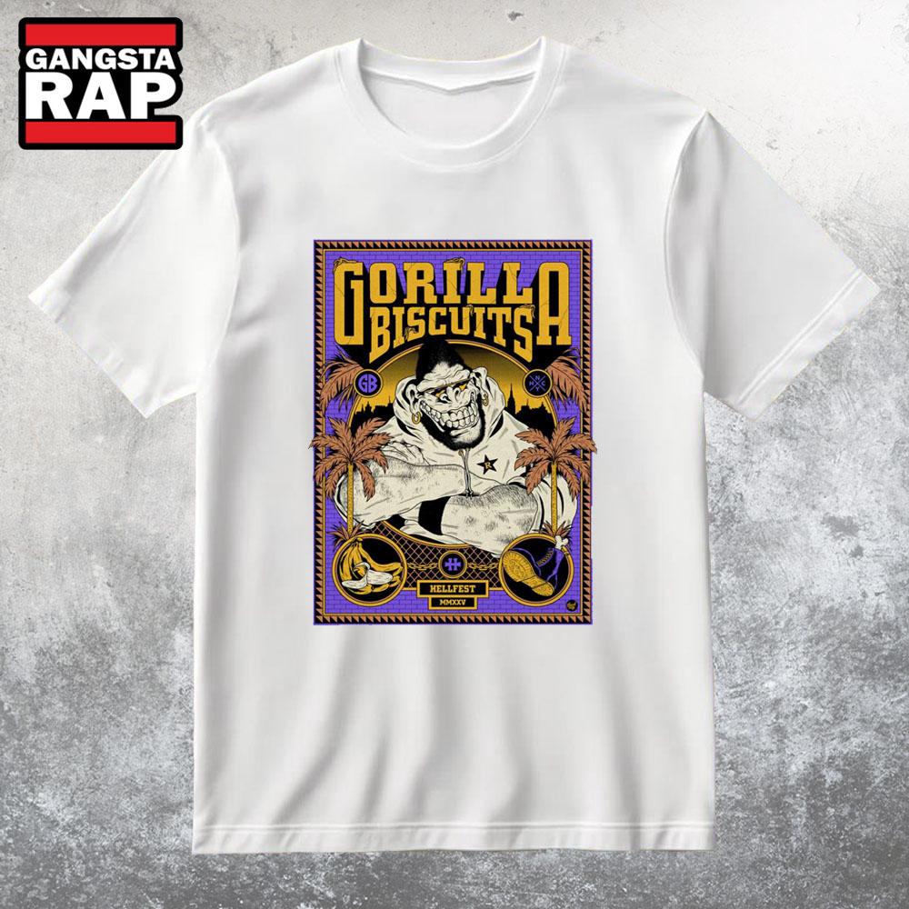 Gorilla Biscuits Hellfest 2025 In Clisson FR On Jun 22 2025 T Shirt
