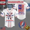 Grateful Dead Independence Day Wave That Flag Wave It Wide And High Special Baseball Jersey Shirt