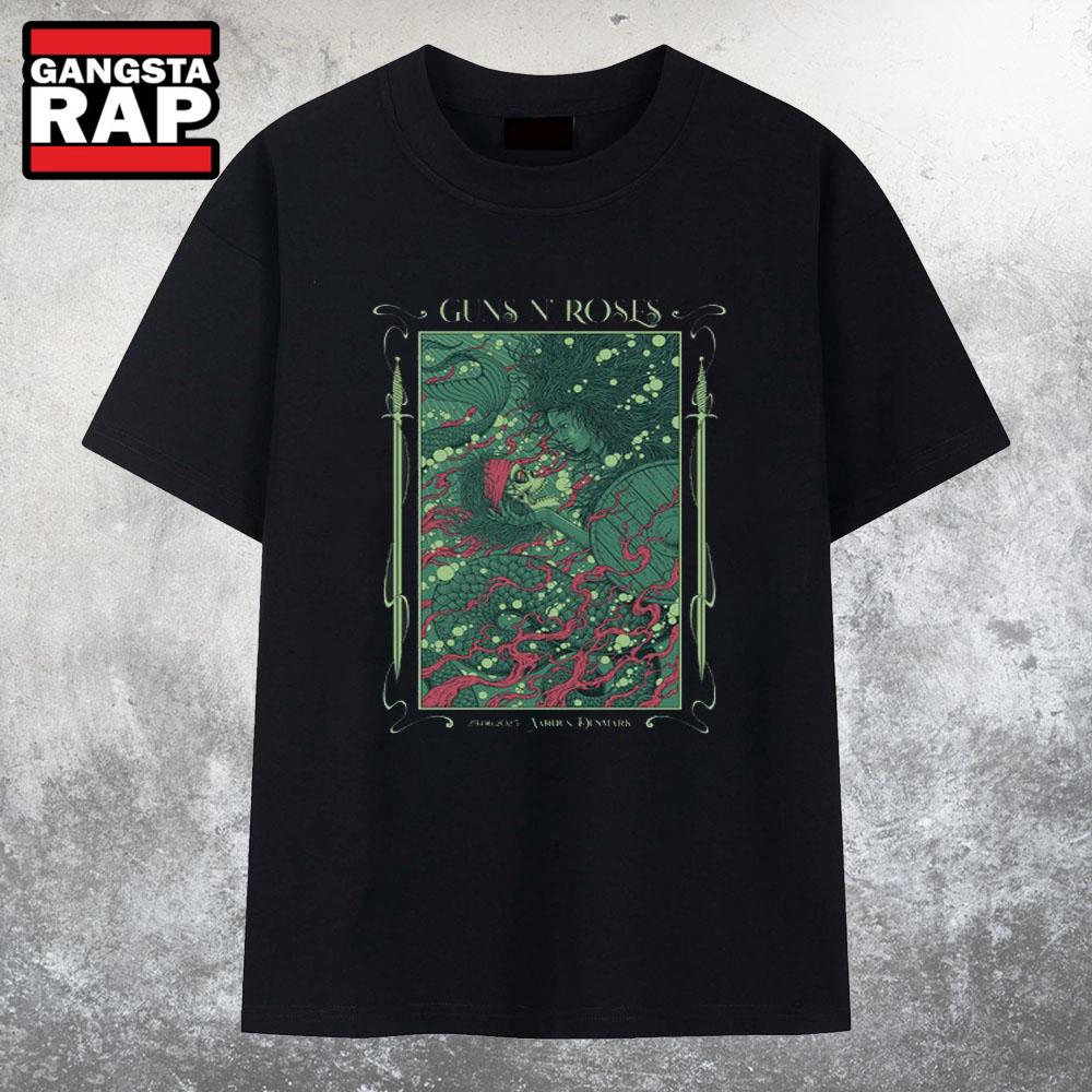 Guns N' Roses Jun 29 2025 In Aarhus DK T Shirt