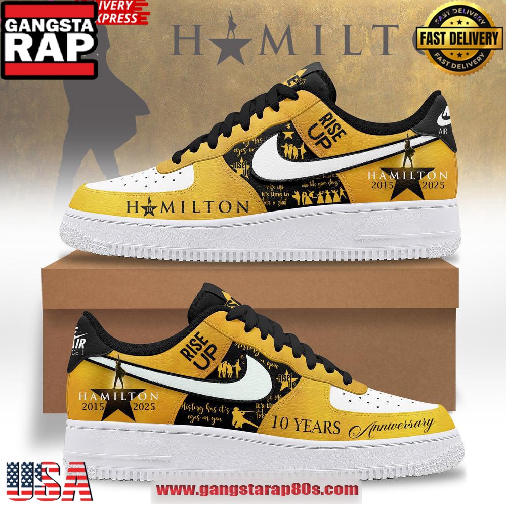 Hamilton 10 Years Anniversary Limited Air Force 1 Sneakers Shoes