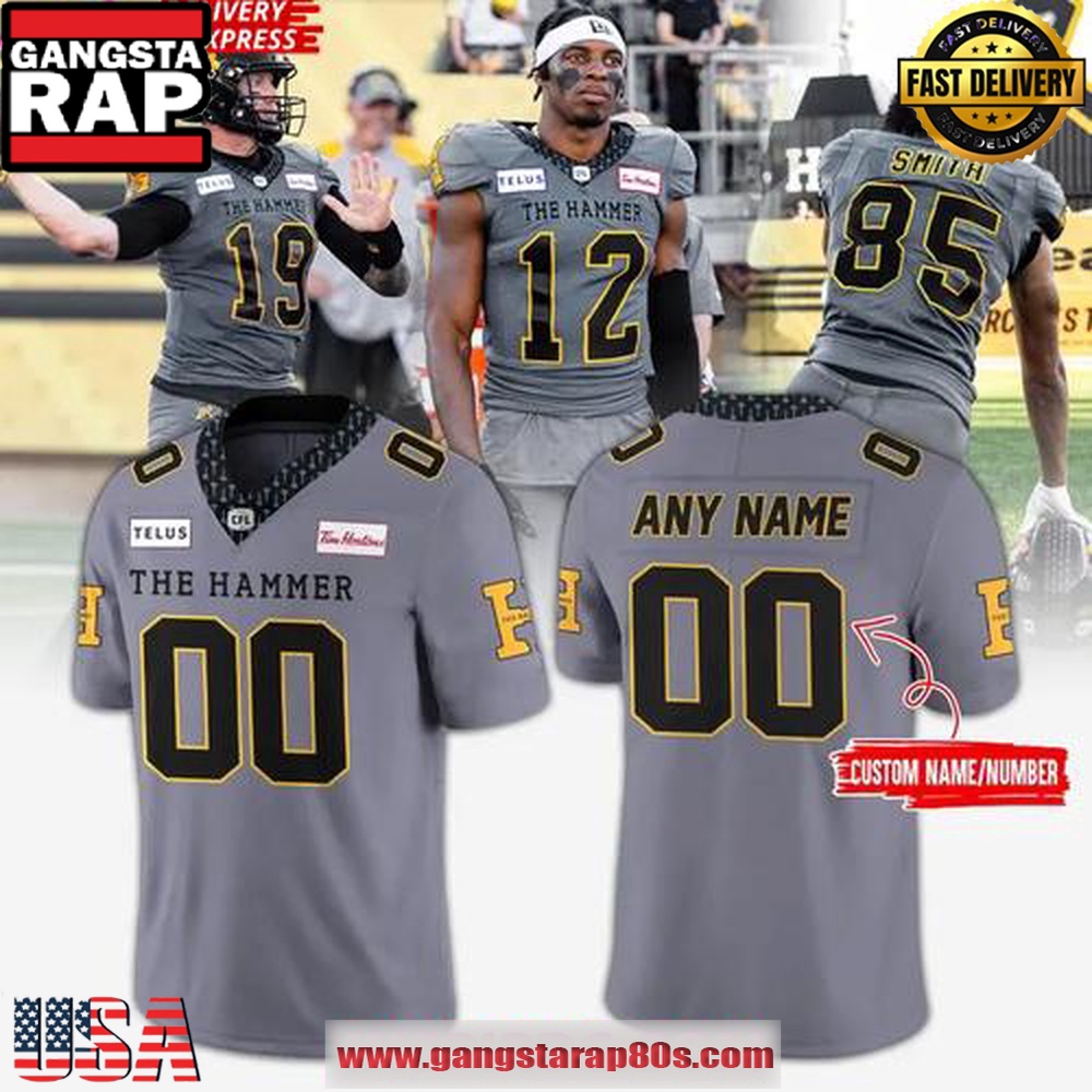 Hamilton Tiger-Cats Custom CFL Special Custom Football Jersey