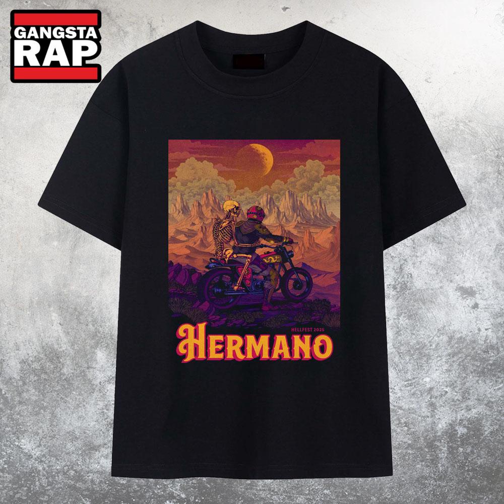 Hermano Hellfest 2025 Clisson France Jun 19 T Shirt
