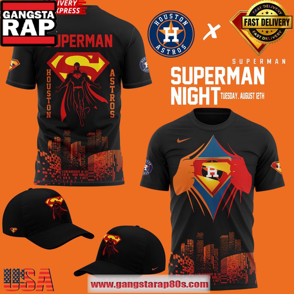 Houston Astros x Superman Night 2025 Unisex T-Shirt