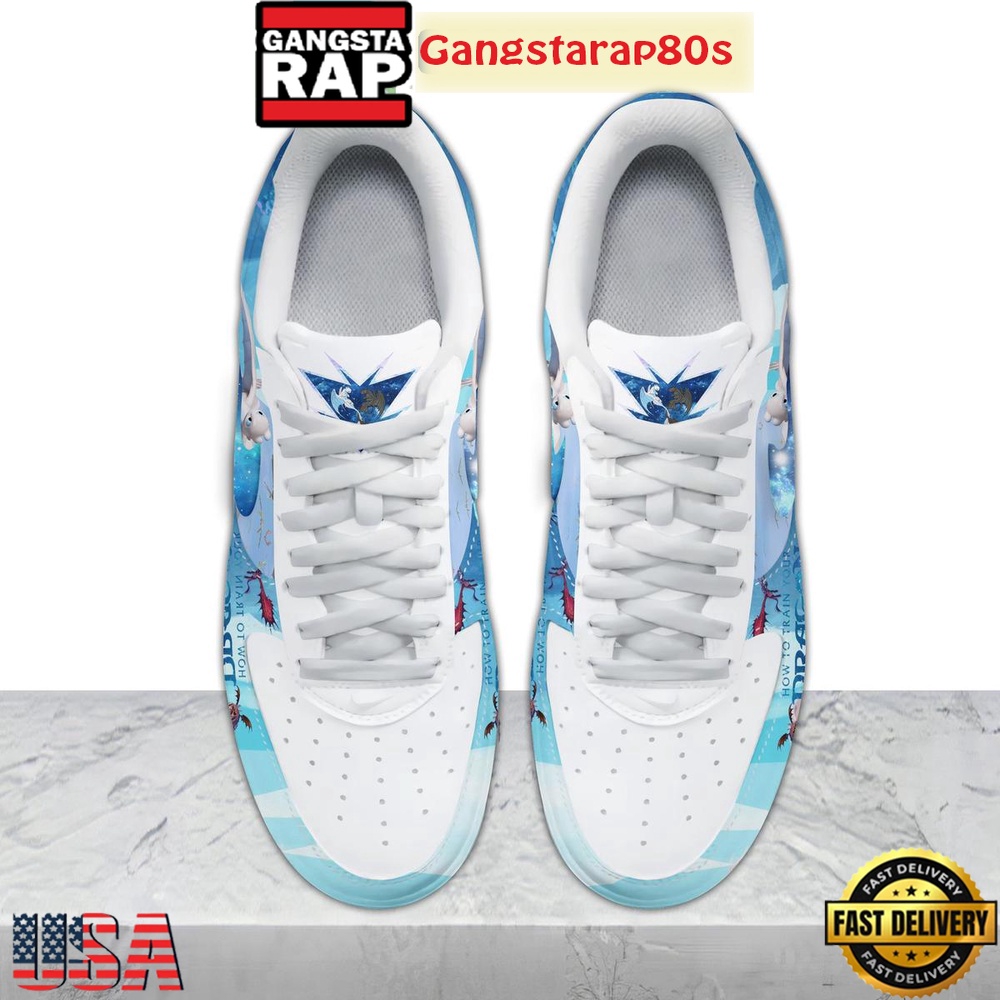 How To Train Your Dragon Special Edition Air Force 1 Shoes Running Sneakers