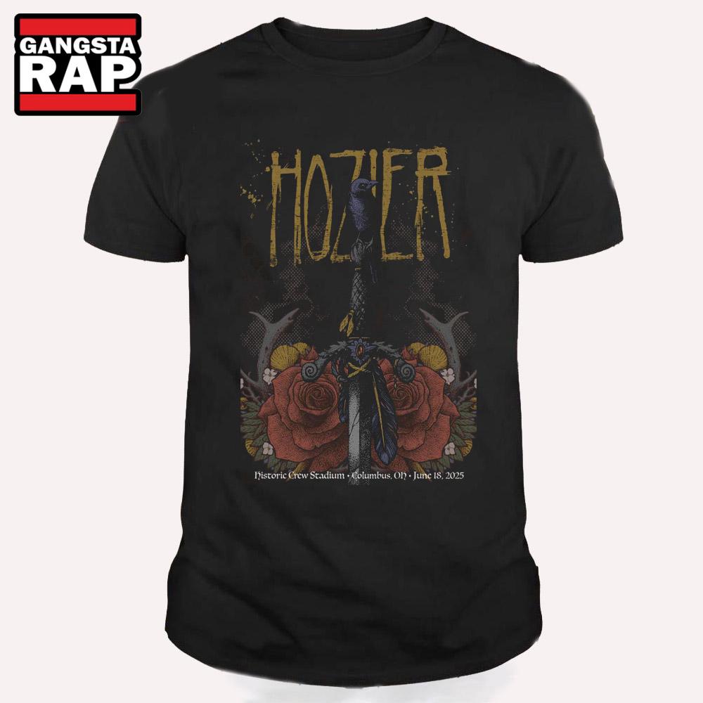 Hozier Jun 18 2025 Historic Crew Stadium In Columbus OH T Shirt Hozier Jun 18 2025 Historic Crew Stadium In Columbus OH T Shirt