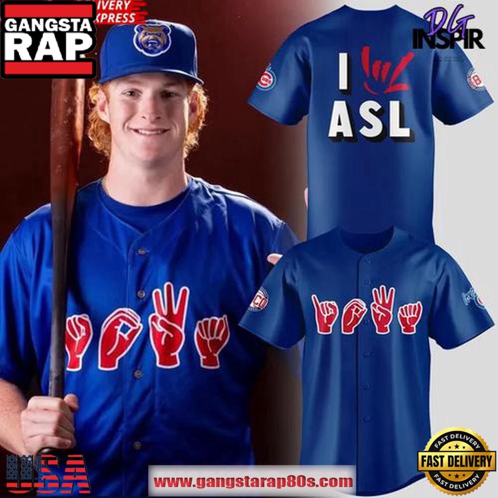 I Love ASL American Sign Language Special Baseball Jersey Shirt I Love ASL American Sign Language Special Baseball Jersey Shirt