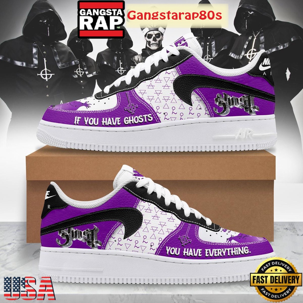 If You Have Ghost You Have Everything Special Edition Air Force 1 Shoes Running Sneakers