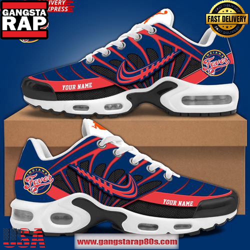 Indiana Fever Custom WNBA Edition Air Max Plus Shoes Running Sneakers