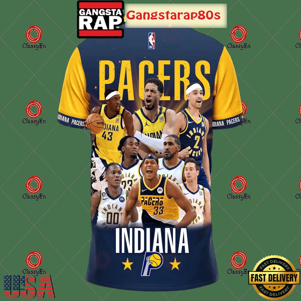 Indiana Pacers 2024 2025 NBA Season Champions Special Edition Polo Shirt Indiana Pacers 2024 2025 NBA Season Champions Special Edition Polo Shirt