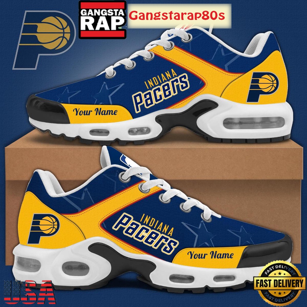 Indiana Pacers Personalized Air Max Plus Shoes Running Sneakers