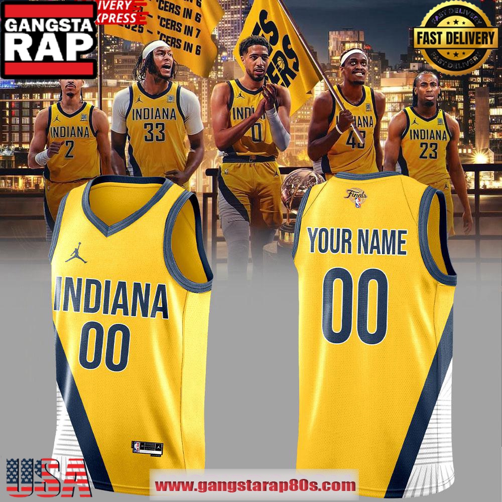 Indiana Pacers Statement 2025 Jordan Dri-FIT NBA Swingman Custom Basketball Jersey