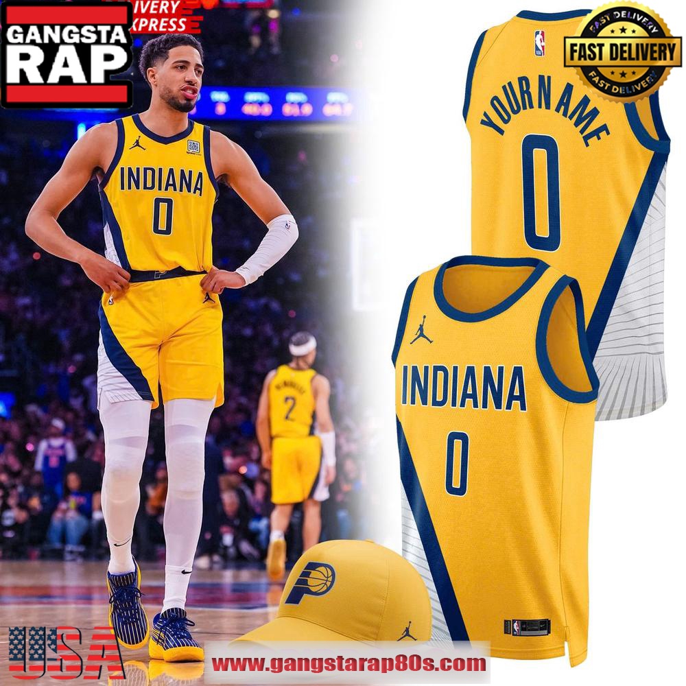 Indiana Pacers Statement Edition Jordan Dri-FIT NBA Custom Basketball Jersey