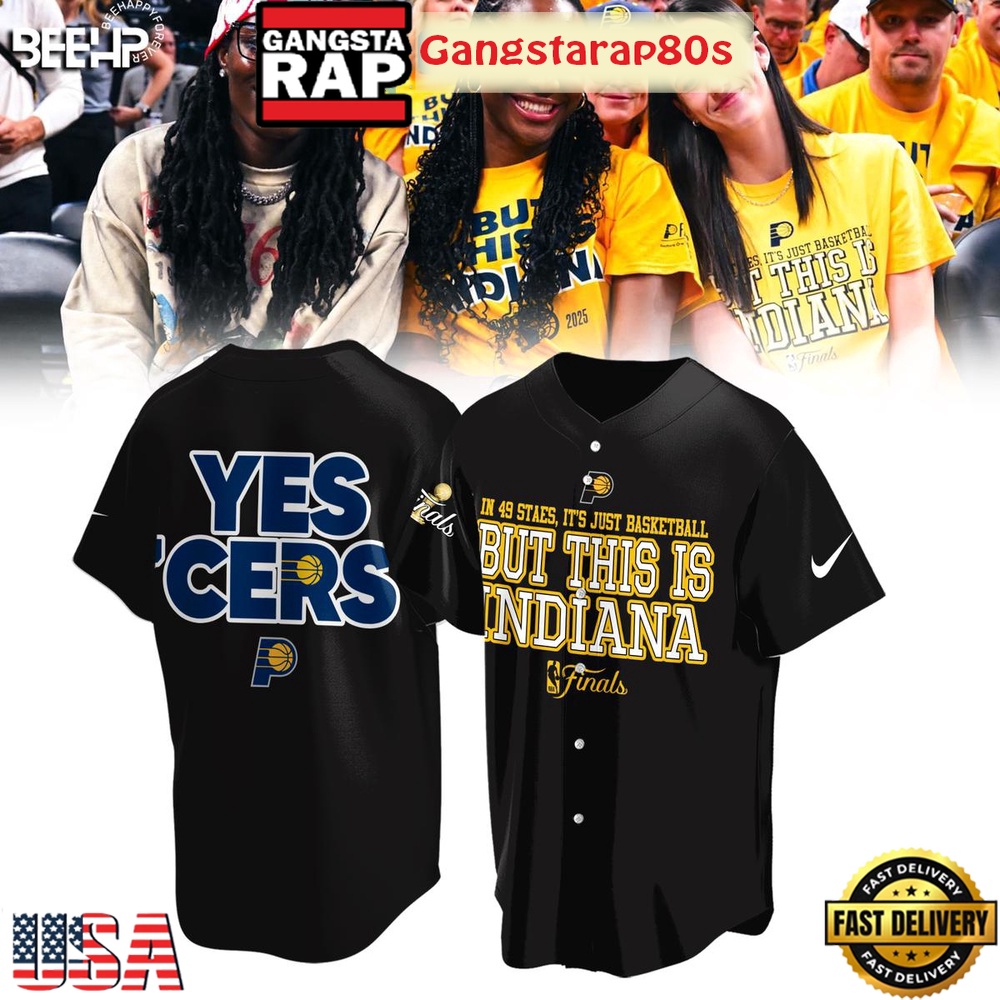 Indiana Pacers Yes Cers But This Is Indiana NBA Finals 2025 Baseball Jersey Shirt