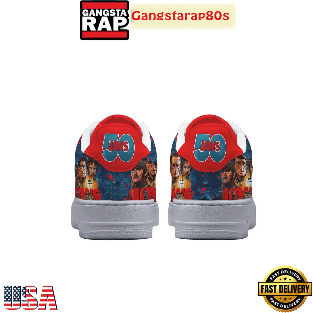 Jaws You're Gonna Need A Bigget Boat Special Edition Air Force 1 Shoes Running Sneakers